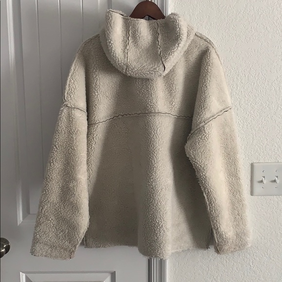 Brown Suede Teddy Jacket (REVERSIBLE) - Picture 5 of 6